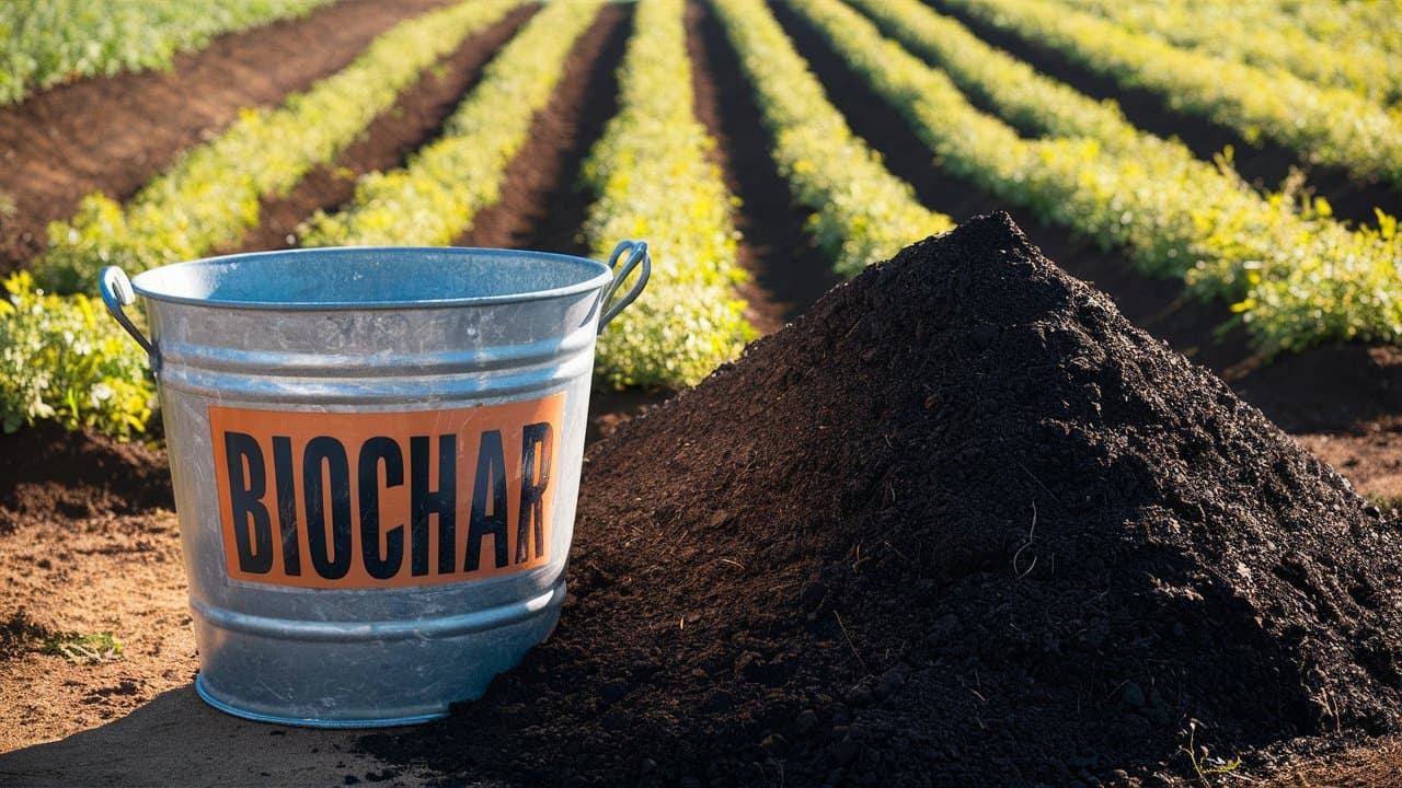 Biochar bucket