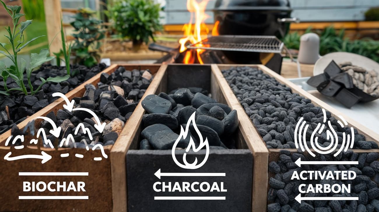 Biochar carbone e carbone attivo